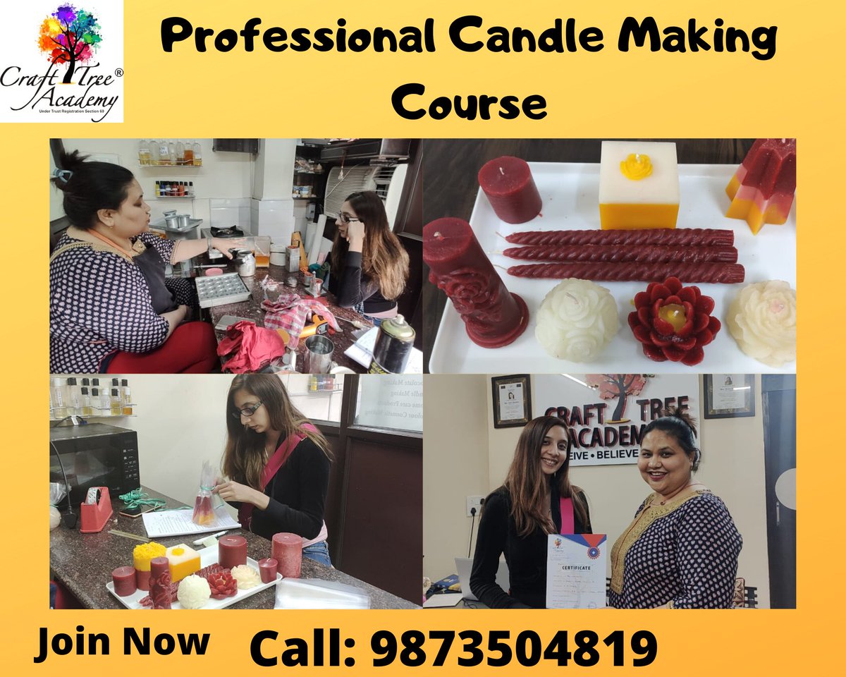 Craft Tree Academy on Twitter "Join our Professional Candle Making