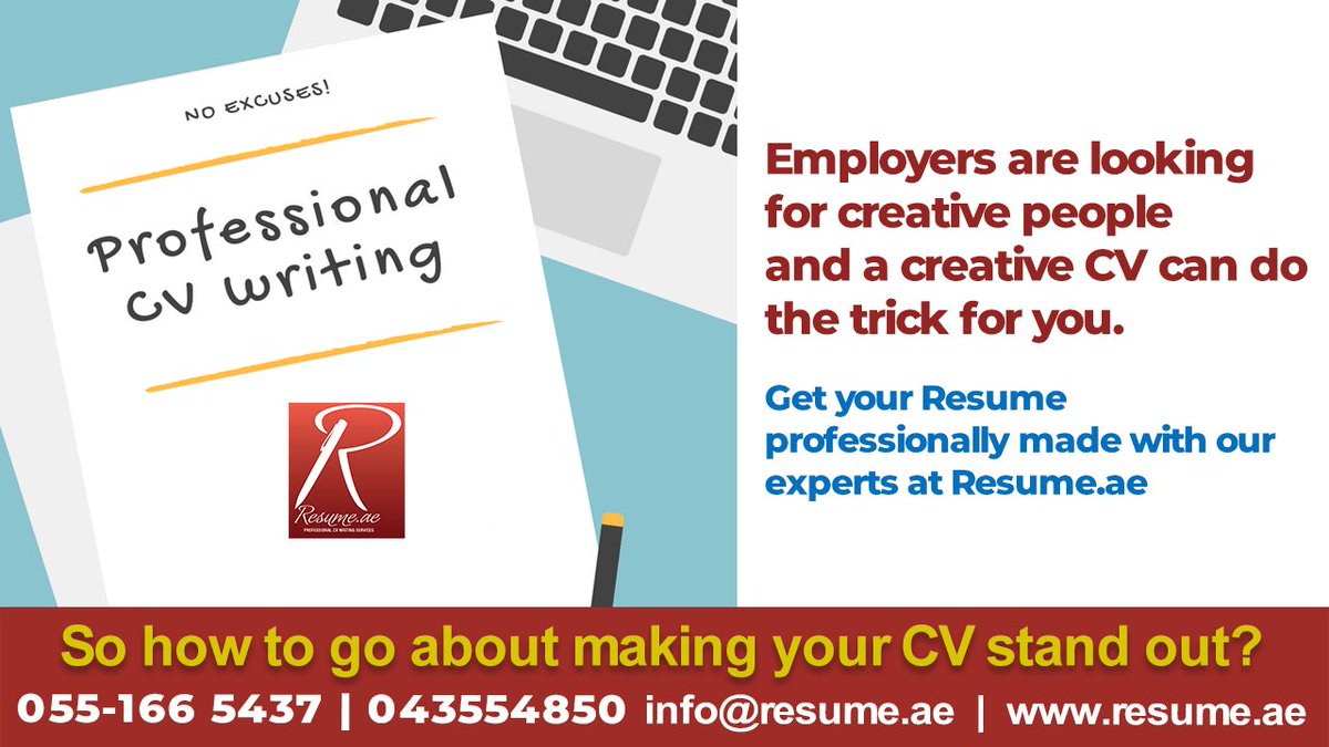 resumeae's tweet image. Magnifying your Resume with Resume.ae | 043554850
resume.ae (056-9173311)
#cvdevelopment #resumedevelopment #professionalcvwriting #cvcreation #cvmaking #bestcvwriting #customercarecv #mydubai #bestcvwritinguae #powerfulcv #expertcvwriting #mydubai
