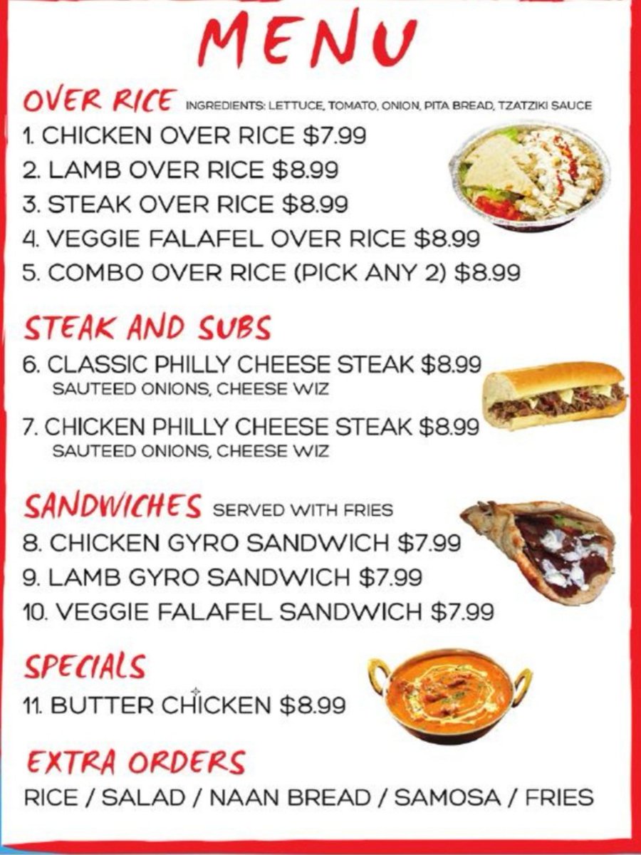 FoodVirginia's tweet photo. Good morning Ballston we’ll be up and running around 10:45 (in front of Cosi) See you in line for lamb&amp;chicken over rice! And best platter butter chicken with naan bread thanks https://t.co/9tZ4TRPaMu
