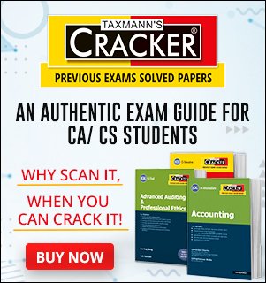 taxmannindia's tweet photo. Introducing Taxmann’s Cracker - An Authentic Exam Guide for CA/CS Students
Know More: https://t.co/YnzlL9SIIR
Follow The Hashtag: #WhyScanIt #JustCrackIt #TaxmannBooks https://t.co/StTNliUps2