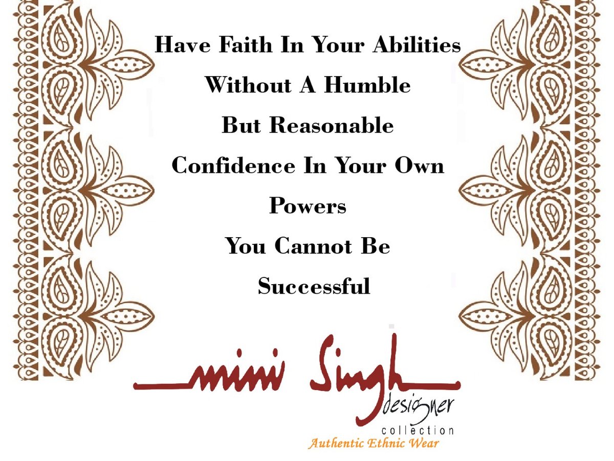 MiniSinghDesig1's tweet photo. By #believing in #yourself &amp; having #confidence on your #abilities one can #climb the #ladder of #Success. Have A #Good Day!!
#Minisinghwishes #Minisinghmotivation #Minisinghinspiration #Minisinghoptimism #MinisinghPositivity #MinisinghThoughts #Minisingh #EthnicWear https://t.co/tRJ0lJLl2V