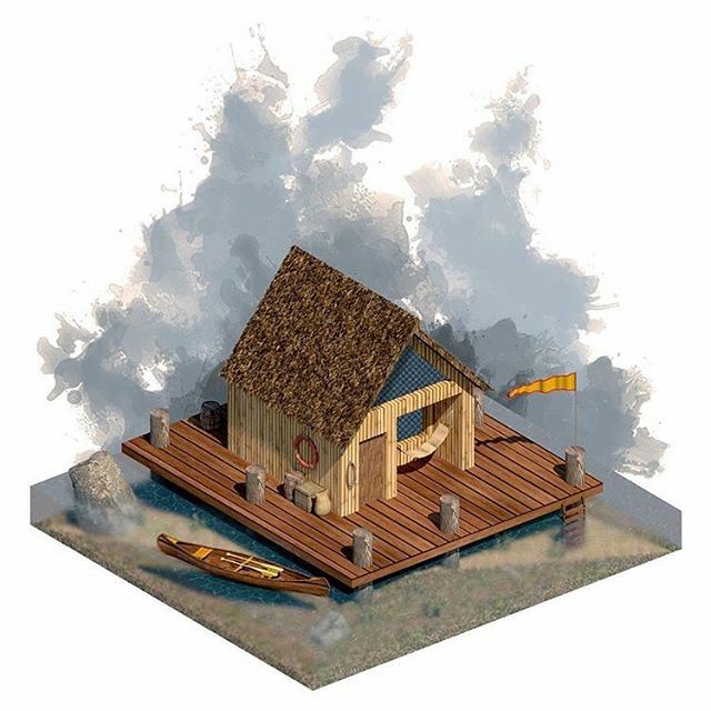 Archdlofficial's tweet photo. La Cabaña - work by @andresf_mena 
An isometric illustration of a little lake cabin for rest and sail.

tag #archdl or DM your works for publishing!

#architecture #architects #architectural #design #drawing #illustration #archilovers #archery #presentat… https://t.co/YERbqhWyNX https://t.co/jLbsAIqnoO