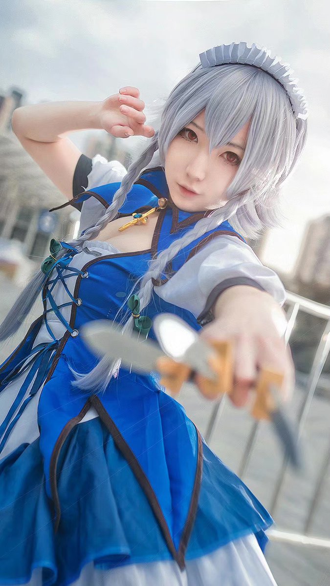 moriSen_'s tweet photo. #東方project #十六夜咲夜 #コスプレ 
出境：我
摄影：@ 云桑 https://t.co/9UPG8MusbU