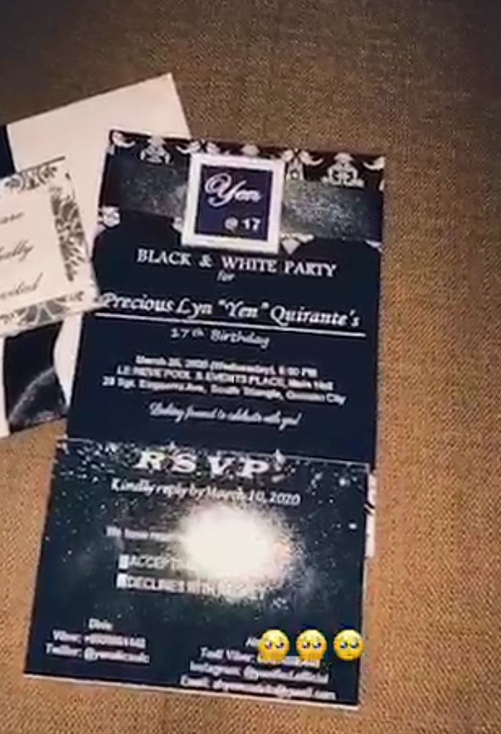 Whema1026's tweet image. I'm ready for Yen's Birthday party, I alteady have her invitation, do you have yours??hahaha..sana all makapunta sa party nia..

SHOIYEN ForGREENWICHPizza