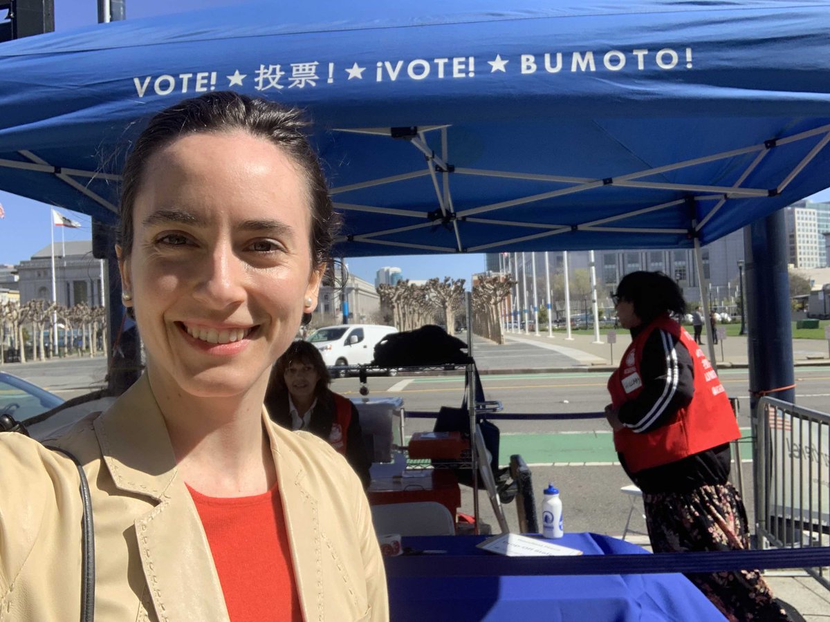 AgathaBacelar's tweet photo. #SanFrancisco time to get your vote on! We're seeing record registration this year, so polling stations will be busy - make sure you have a plan to vote!
Find your polling place https://t.co/C2XBQF5NEE
#AgathaForCongress
#ElectTheFuture
#TheStatusQuoMustGo https://t.co/vw3V7lA3gk