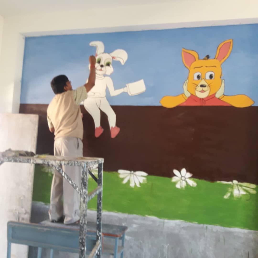Partha_PMaity's tweet photo. @DAVSCHOOLGUMLA
#artistsontwitter #artistsoninstagram 
#workinprogress https://t.co/aQEa2sLrv8