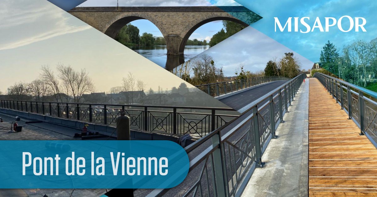 misapor_sa's tweet photo. Dans le cadre de l’élargissement du pont de la Vienne, le MISAPOR a été utilisé en tant que remblai allégé afin de décharger l’ouvrage. Le but était de pouvoir faire un tablier plus large en gardant les mêmes charges qu’avant la modification. https://t.co/83r6LgY9pe https://t.co/CMUn6F9Irt