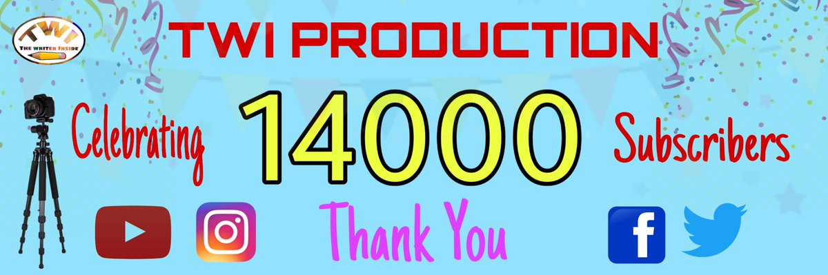 ProductionTwi's tweet photo. Thank You. Keep Supporting๐๐
#twiproduction #teamtwi #YouTube #thankyou https://t.co/2vVNPOtFWc