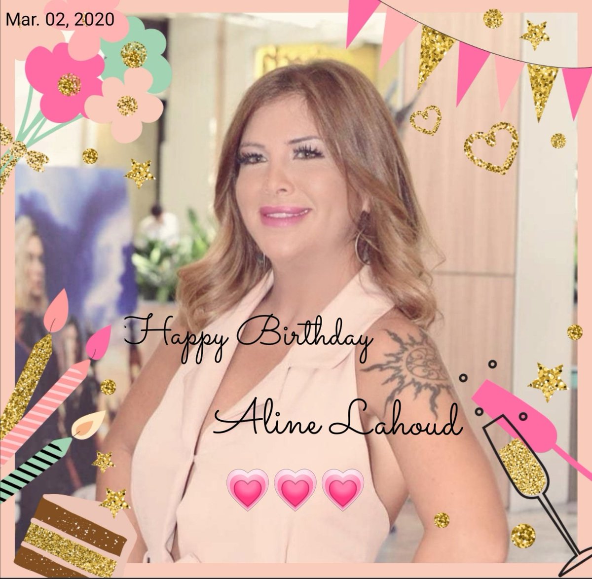 Lebanese_Girl_3's tweet photo. @alinelahoudoff If I could gift u anything, I would gift u the ability to see urself through the eyes of others😍 I hope this coming year will bring every success u deserve and a lot of smiles🧡💛💚💙💜❤️
#HappyBirthdayAlineLahoud
#celebrationscontinue #muchlove #birthdaygirl https://t.co/gDrCqYuyB2