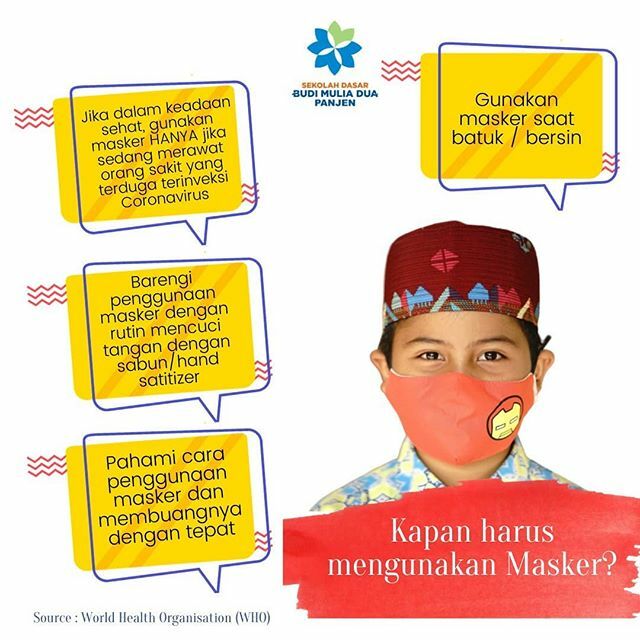 sdbmdjogja's tweet photo. Yth. Bapak Ibu Orangtua Siswa SD Budi Mulia Dua. 
Assalamu'alaikum warahmatullahi wabarrakatuh 
Sehubungan dengan semakin merebaknya wabah COVID-19 (Coronavirus Disease yang mulai terjadi pada tahun 2019) dan untuk menghindari hal-hal yang tidak diingink… https://t.co/JPZFas8pct https://t.co/oJvk2KCWJx