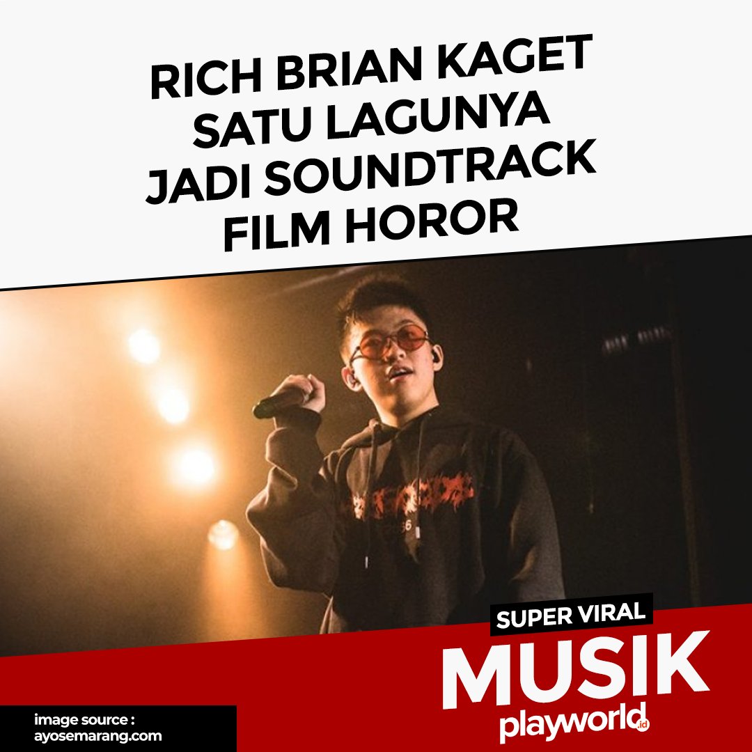 pewefeed's tweet photo. Kegembiraan Rich Brian Saat Mengetahui Satu Lagunya Jadi Soundtrack Film Horor
.
Lebih lengkapnya buka https://t.co/dkI86n0lba
.
#lagipewe #richbrian #rappers #rapperindo #soundtrack https://t.co/8cD0tPRP2I
