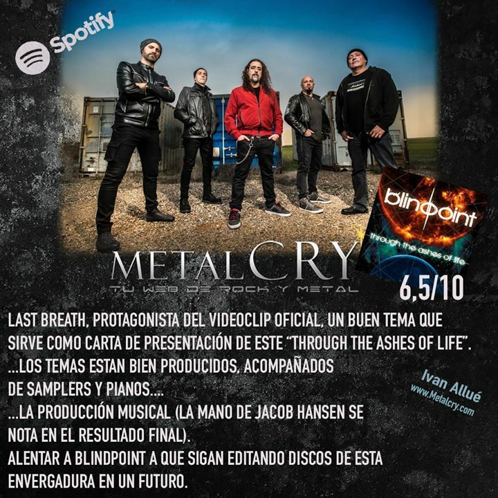 Resumen de la review de nuestro album; THROUGH THE ASHES OF LIFE en METALCRY por IVAN ALLUÉ.
.

📸 @jordifu_slowphoto
.

Summary of the review of our album THROUGH THE ASHES OF LIFE at METALCRY by IVAN ALLUÉ. 

ift.tt/2IcsFyw ift.tt/Y7OLIN