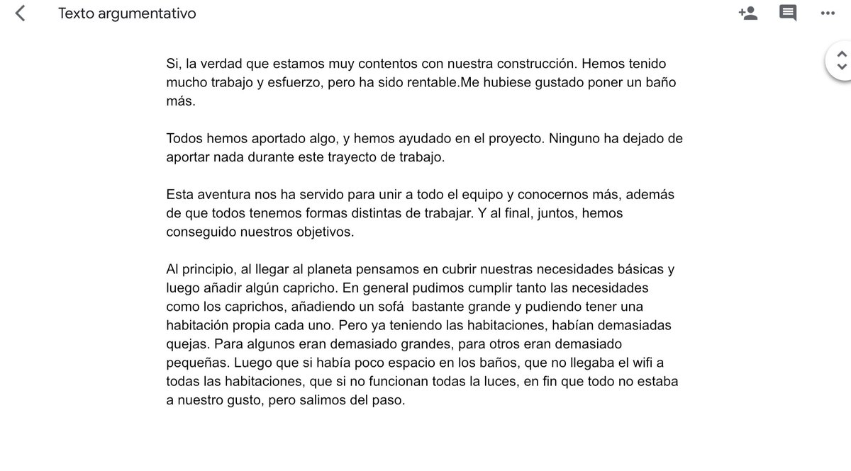 Perduts5's tweet photo. Aquí tenéis el texto argumentativo #5EI @Veroprofelengua https://t.co/2Z3md3hf52