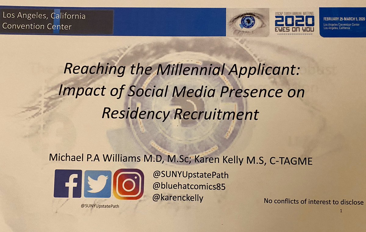 SUNYUpstatePath's tweet image. For those attending the #PRODS session at #USCAP2020, you’ll get an early preview of our poster content by @bluehatcomics85 and @karenckelly #socialmedia #residencyrecruitment