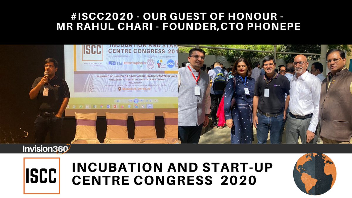 IncubationCong's tweet photo. We were honoured to have @rahulchari9 , Founder, PhonePe in the house! Rahul is not only building the fastest growing mobile payments and fintech app, but also mentors and gives-back to the start-up ecosystem while at it! Thank you Rahul! #ISCC2020 #Rahulchari  #campusincubation https://t.co/1NFII8KcEw