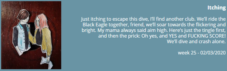 ArmstrongDini's tweet photo. Happy Flashfiction Monday! Today's 52under52 was inspired by Ian Ayliffe. Enjoy! x https://t.co/7qQgaTZxuw