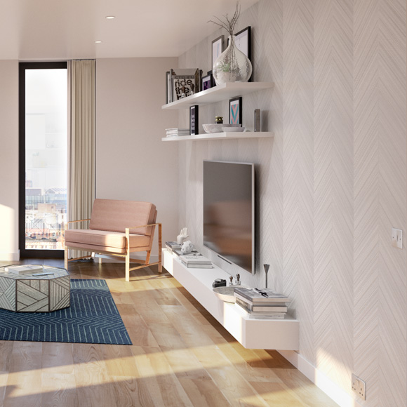 mcrnewsquare's tweet photo. Tranquil and homely, yet in the heart of the #citycentre, #ManchesterNewSquare certainly wears its central location lightly. It’s contemporary features and harmonious palette make this the perfect place to call #home 🥰 #newbuild #newhome #interiors https://t.co/OHxJd18mVs