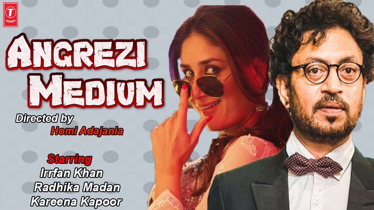 hooeyfeed's tweet photo. Angrezi Medium - Official Trailer | Irrfan Kareena Radhika | Dinesh Vijan | Homi Adajania ##AngreziMedium ##IrrfanKhan ##KareenaKapoorKhan #video https://t.co/9NlYjDjcDy https://t.co/j3XFAMorDY