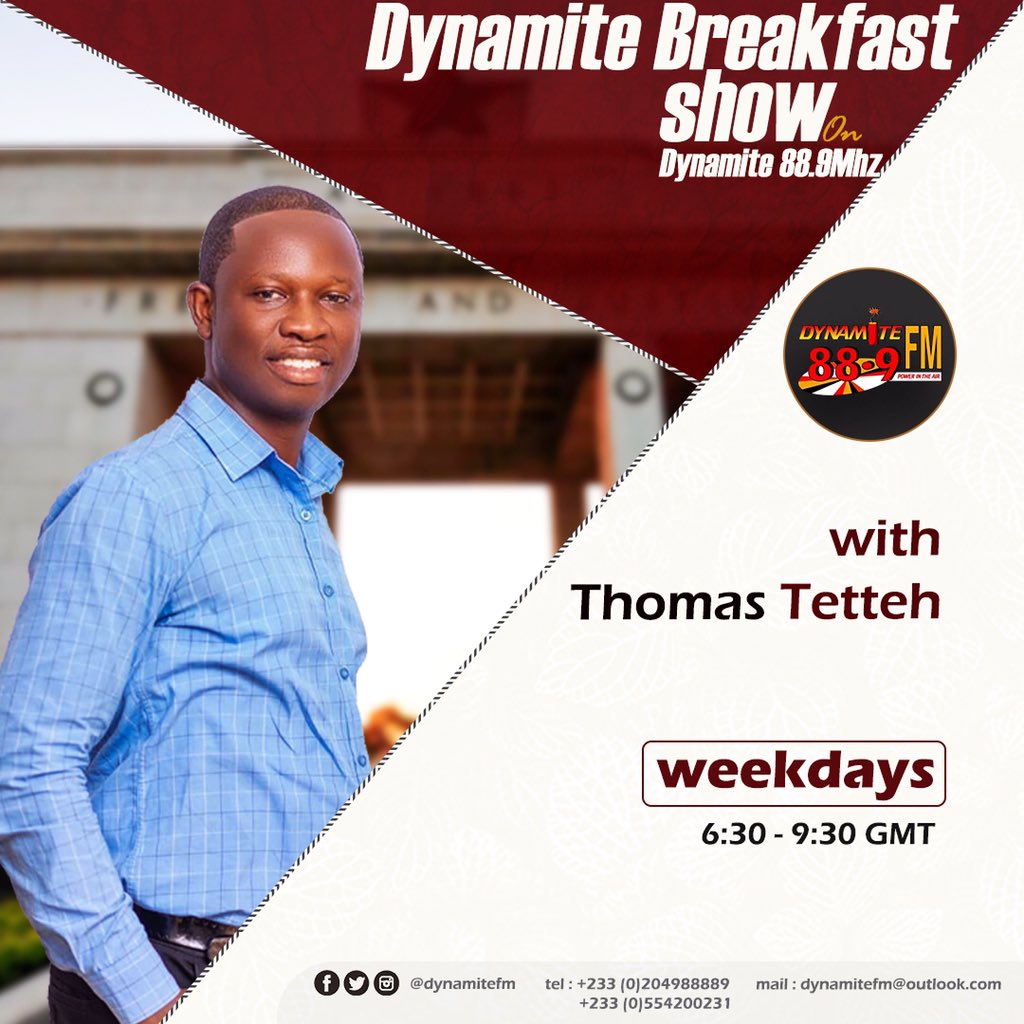 DynamiteFm's tweet photo. The Dynamite morning show is on air now . Tune in to be updated with news and current affairs #AnlogaJunction #Ahobrase3 #powerIntheAir #DynamiteFM https://t.co/qTy35UzgS9