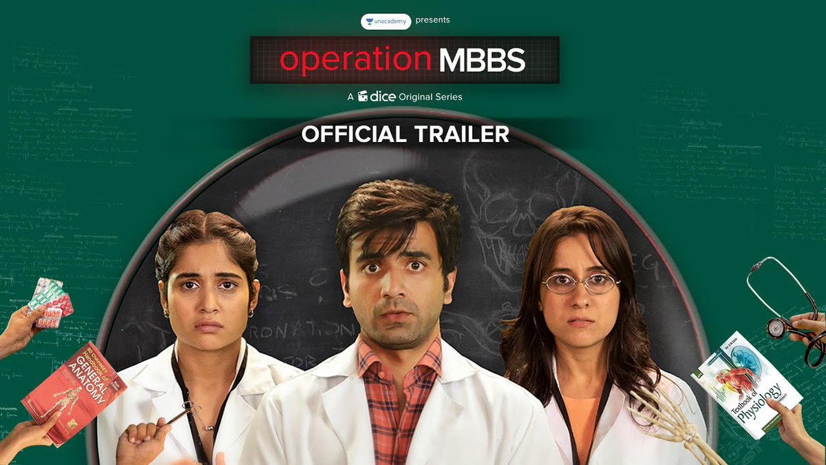 hooeyfeed's tweet photo. Dice Media - Operation MBBS - Web Series - Official Trailer - Releasing on 22 February, 2020 ##AnshulChauhan ##AyushMehra ##SarahHashmi #video https://t.co/l5zxBlsmgW https://t.co/jGFvLtHpDr