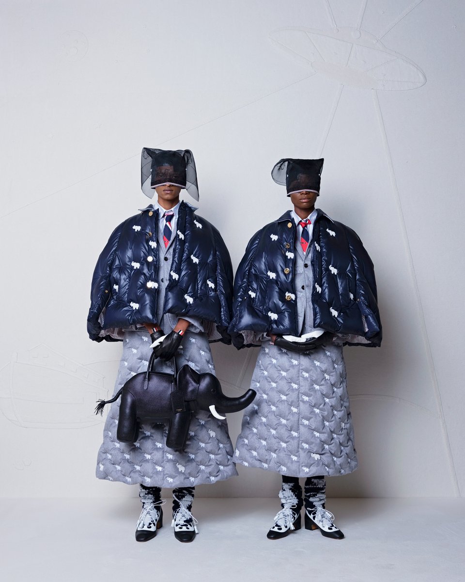 ThomBrowne's tweet photo. ... elephant march ...
thom browne women’s and men’s fall 2020 collection
ph: #thomasgoldblum
beauty: #isamayaffrench
hair: #eugenesouleiman
casting: #adamhindle
#thombrowne #thombrownesfw20 https://t.co/Ofuf7bzPlY