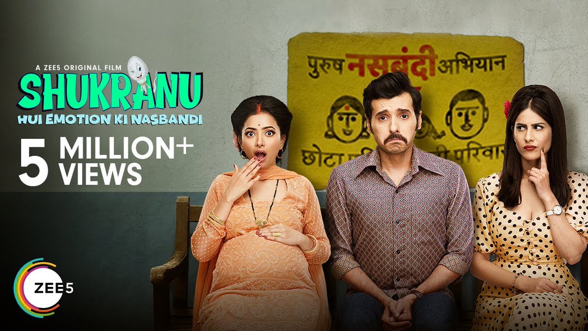 hooeyfeed's tweet photo. Shukranu - Official Trailer - A ZEE5 Original - Streaming Now On ZEE5 ##DivyennduSharma ##SheetalThakur ##ShwetaBasuPrasad #video https://t.co/ORHLcrxWtR https://t.co/KQLWTrcKF0