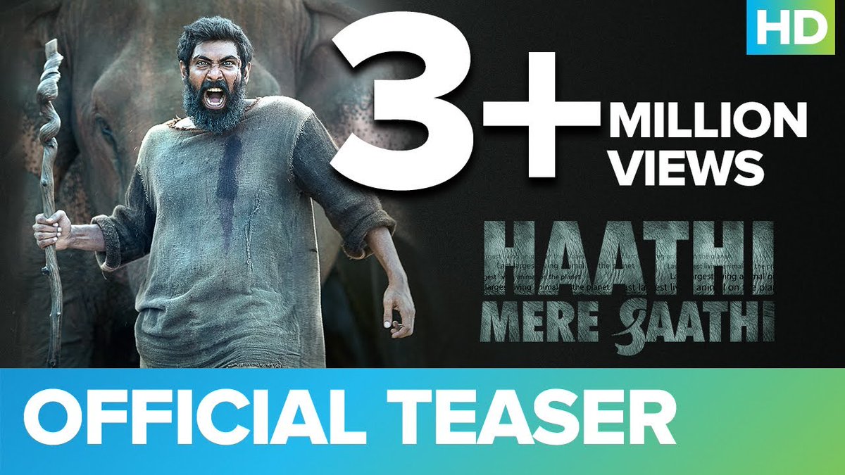 hooeyfeed's tweet photo. Haathi Mere Saathi Official Teaser - Rana Daggubati - Prabu Solomon - Pulkit Samrat - Shriya - Zoya ##PulkitSamrat ##RanaDaggubati ##SaveTheForest #video https://t.co/2q0lf3OK9U https://t.co/u4NMHWdsg2