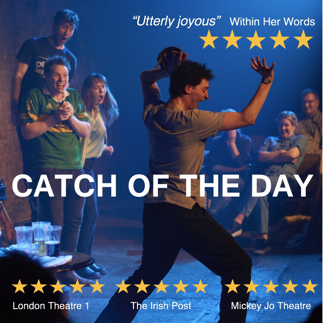The critically acclaimed 'Catch of the Day' Returns to Ireland to Dublin @smockalley 
30th March- 4th April 2020
8pm (Sat Mat 3pm)

smockalley.ticketsolve.com/shows/87361147…

#RedFoxTheatre #Dingle #Craic
#bringyourmatesandyourmammy #Gigtheatre #DUBLIN
#Trad #thingstodoindublin #nightsoutindublin
