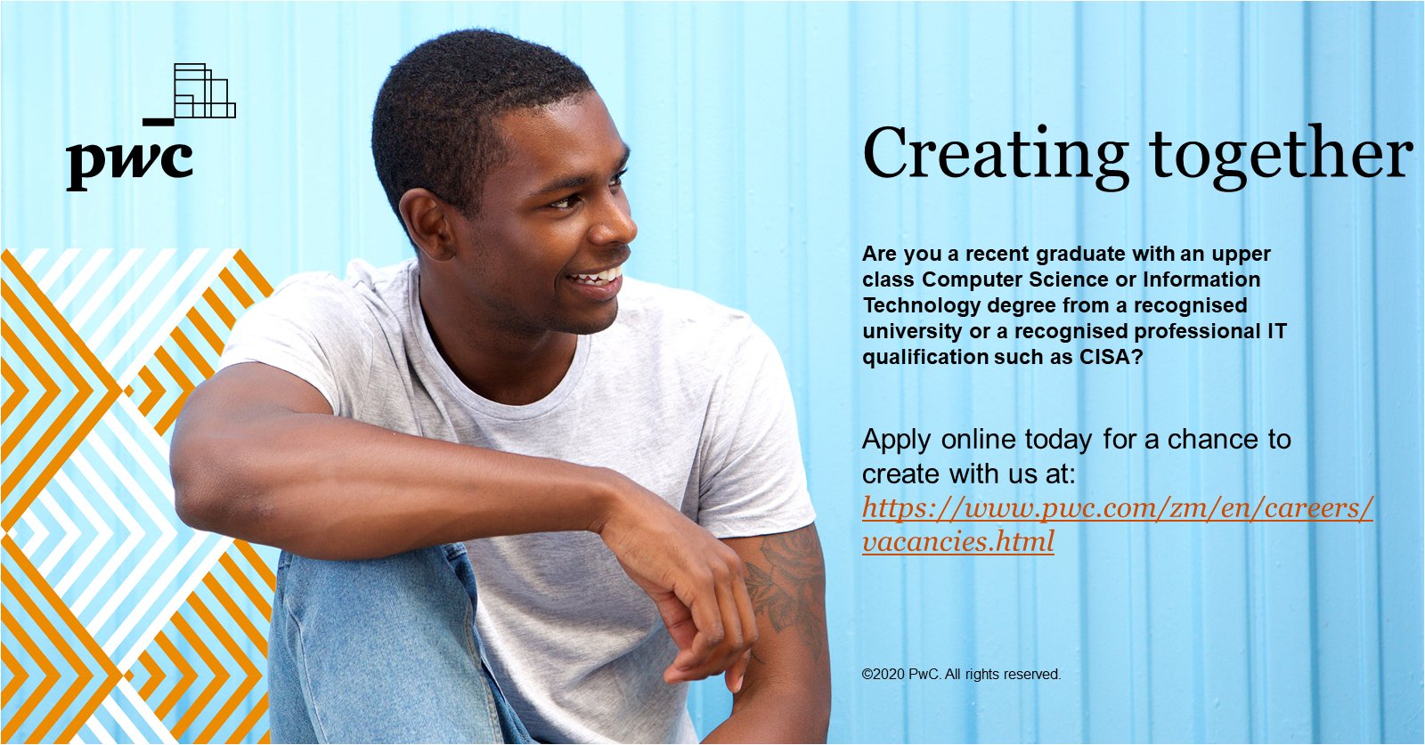 PwC Zambia on Twitter "Calling all recent Computer Science/IT grads