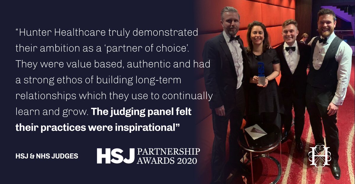 The HSJ and NHS judges found our practices, values and ethos of building long-term relationships to be inspirational! Read more from the #partnerofchoice #NHS #HSJ #Bethedifference buff.ly/399zpcj