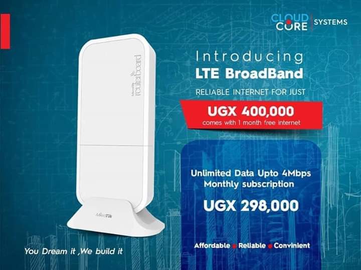cloudcoresystem's tweet photo. Our LTE router is perfect for SMES, homes, small offices and online students. Contact us on +256 782 259 336 to purchase your own portable device at UGX400, 000 which comes with 1 month of free unlimited data.
#CloudCoreSystems
#LifeMadeEasy https://t.co/2LXoVdZTvM
