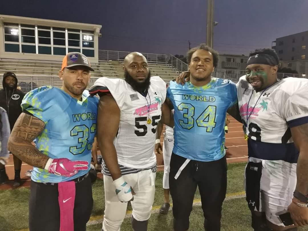 TRILLIONstudio's tweet photo. 2020 South Beach Bowl! #WFA #SouthBeachBowl #TeamUnited @TeamAmericaFB #TeamWorld #Miami #MiamiBeach #SouthBeach #InternationalFootball #MIFA #LEXFA #CRFL #Italy #France #Mexico #Canada #USA #CostaRica https://t.co/phB8aovFTW