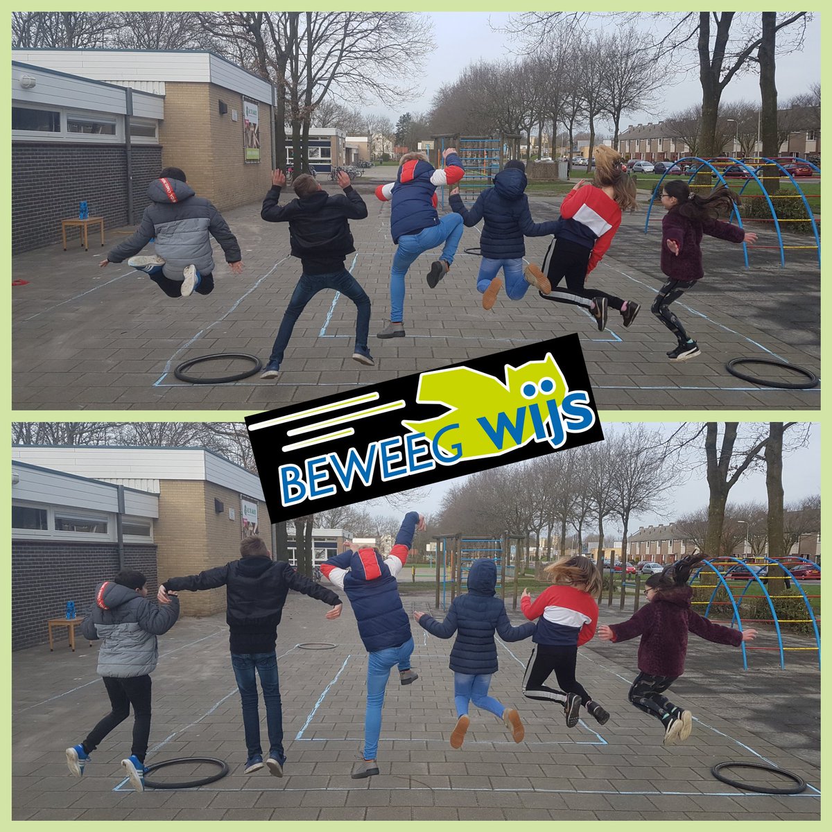 De vakantie is voorbij, het schooljaar op helft en dus hoog tijd voor de juniorcoach wissel. Groep 7A van #IKC De Akker in Hengelo (ov) staat te springen om te helpen met organiseren, tekenen en begeleiden van de @BeweegWijs activiteiten!