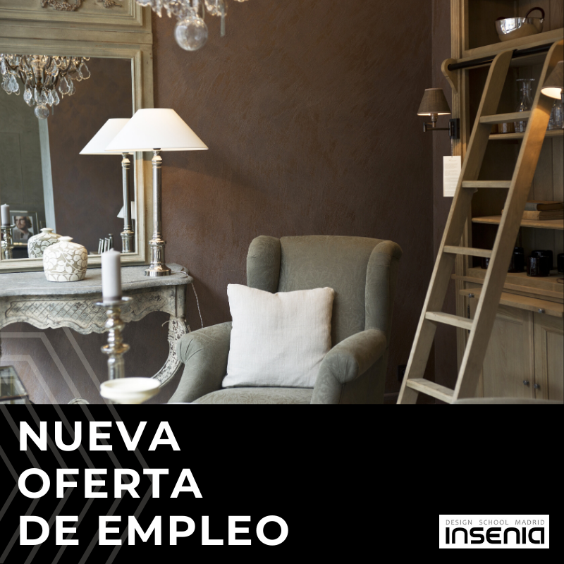 Oferta de Empleo - Colaboración para Casadecor 2020 :: Insenia Design School Madrid
Exclusiva para exalumnos
buff.ly/2I9Rx9V