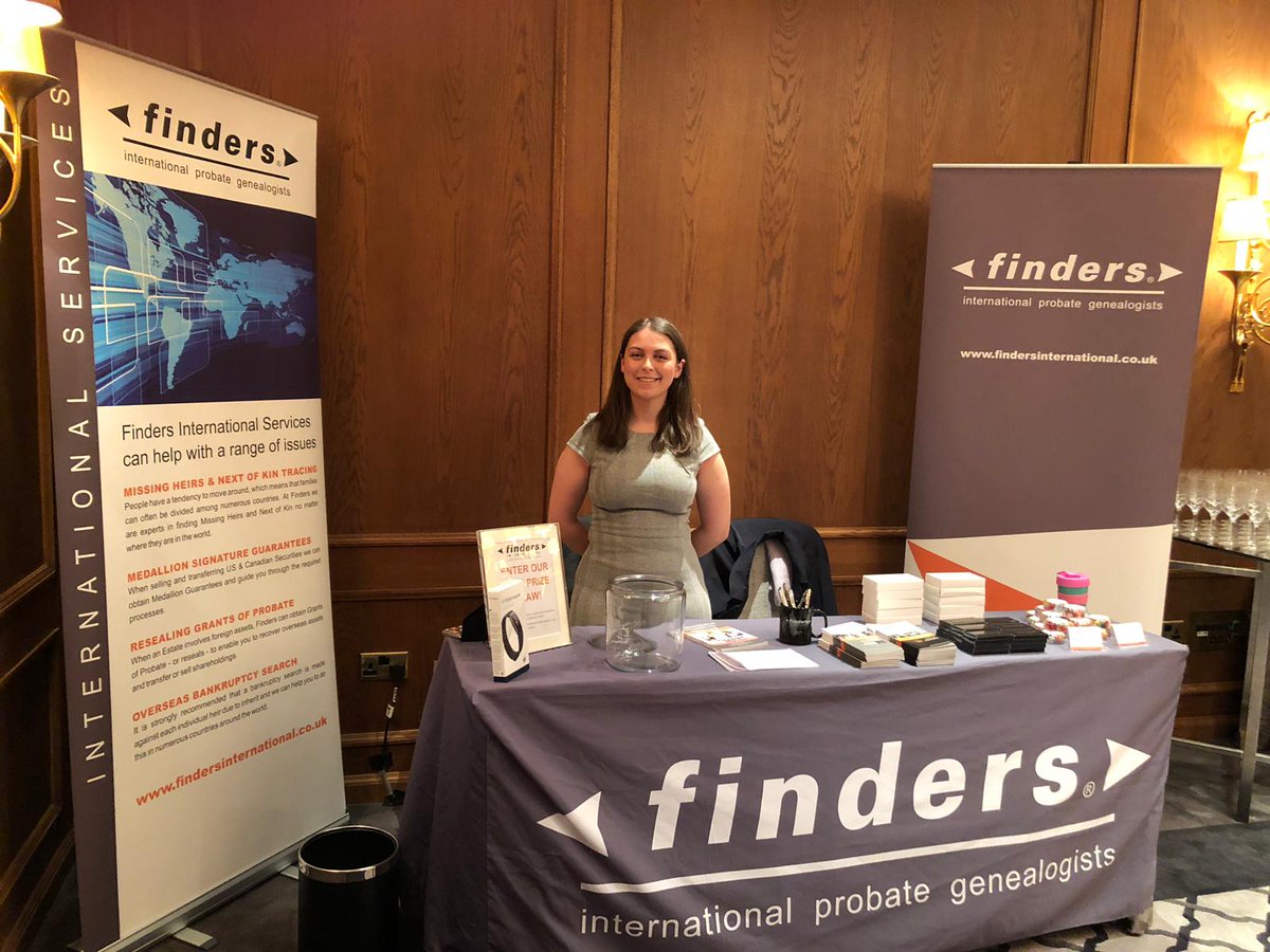 findersprobate's tweet photo. The lovely Louise and Olivia are at the #IBAConference today at the @FourSeasons in #London. If you are attending, please do pop by our stand and say hello ๐ #IBAPCC #PrivateClients #PrivateClientConference #FindersInternational https://t.co/7X6qNNR0A8