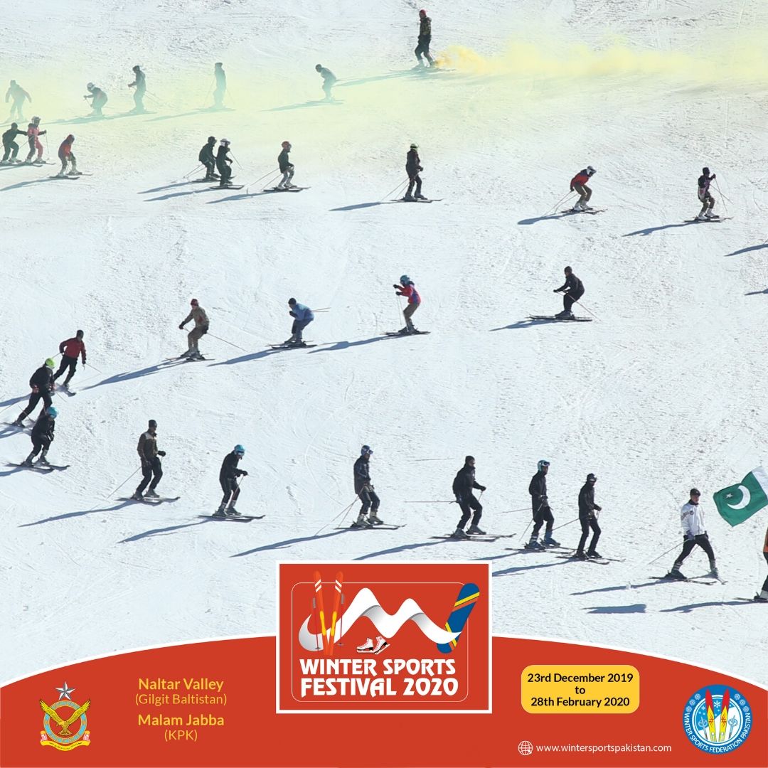 PakWintersports's tweet photo. More Then 36 International skiers participated in skiing event which was organized by WSF and PAF at the place of Malam Jabba.
#Skiingpakistan #Skiingsports #WSP #WintersSportsPak #PakistanAirForce #Tour_travels #FIS #Alpineskiing #LXG #Golootlo https://t.co/bSpvrrUP5Y