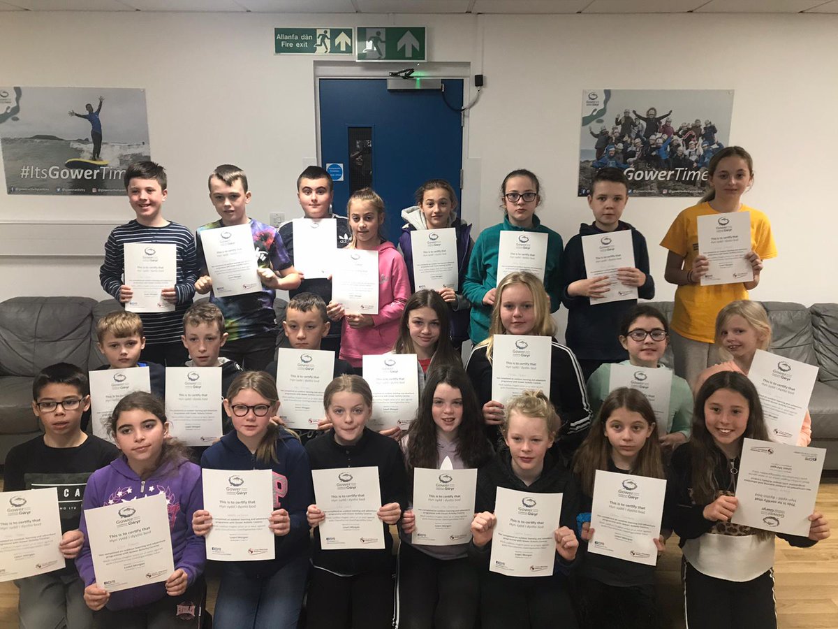 goweractivity's tweet image. Amazing effort from @tywynprimary  pupils on their residential trip. Wind, rain, mud was no problem for these adventurers who thoroughly deserved their certificates #itsgowertime #outdoorlearning