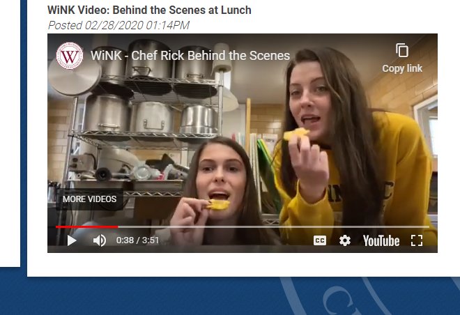 chefrick325's tweet image. Darby and Jillian take us behind the scenes at Wooster lunch. They check in with Chef Rick, and get some food reviews from students and teachers. @FlikISDining @WoosterSchl  @WinkAtWooster 

youtu.be/-DXKHZ1mJP0