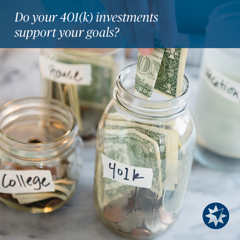 gbbose1's tweet photo. We can help ensure your 401(k) investment strategy supports your retirement goals. Let’s evaluate your investment options the next time we meet. https://t.co/Z25q5UVTJC