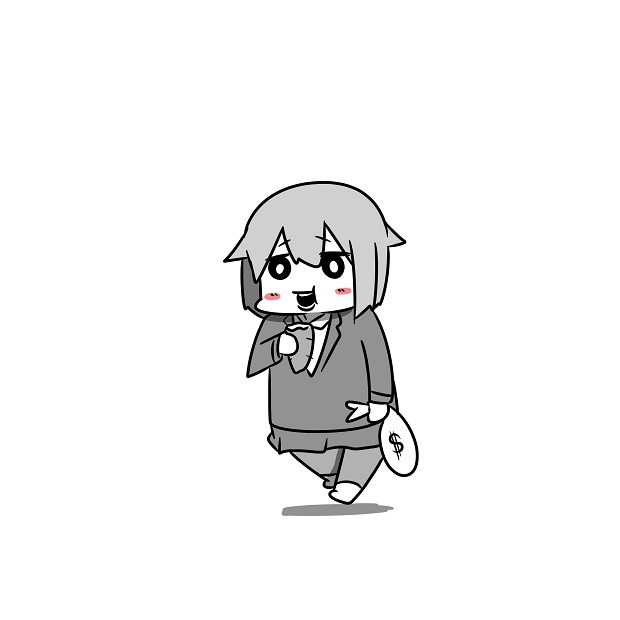 「芋食ってる若葉 」|Mr.Aのイラスト