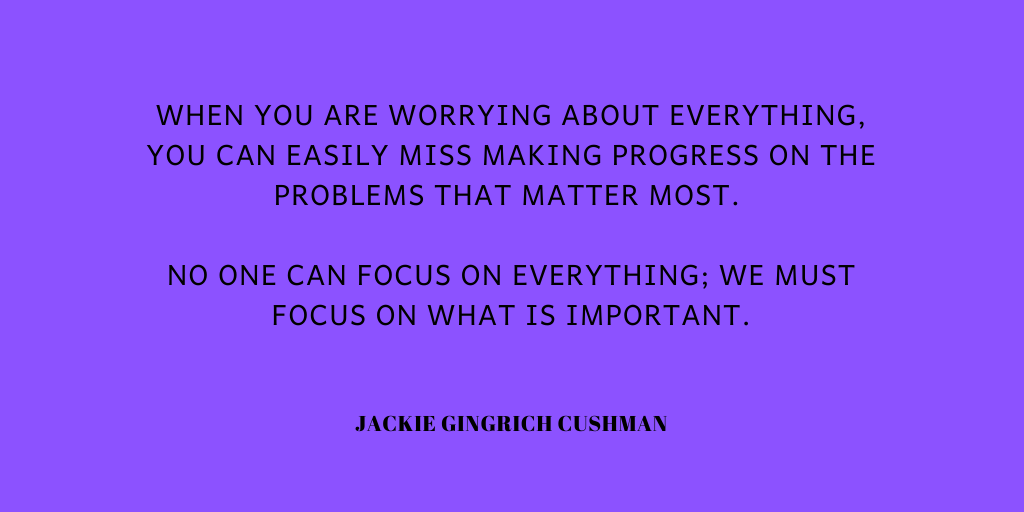 jackiecushman's tweet photo. Just pick one area today that you can make progress in. What do you care about? For me - God, family, country, community. #thingsicareabout https://t.co/nwxgvxRL4y