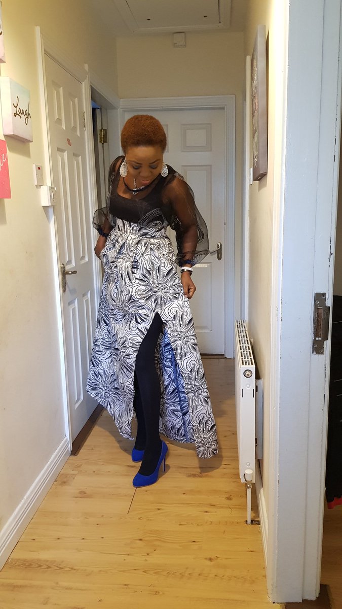 ddiezworld's tweet photo. My look to church yesterday. The attire was made for me by a fellow resident here in the centre. If you would like to patronize her, kindly send a message to @BusayoWewe she's new on Twitter, we need publicity for her work. If any magazine would like to feature her pls contact me https://t.co/p29vBJypdW