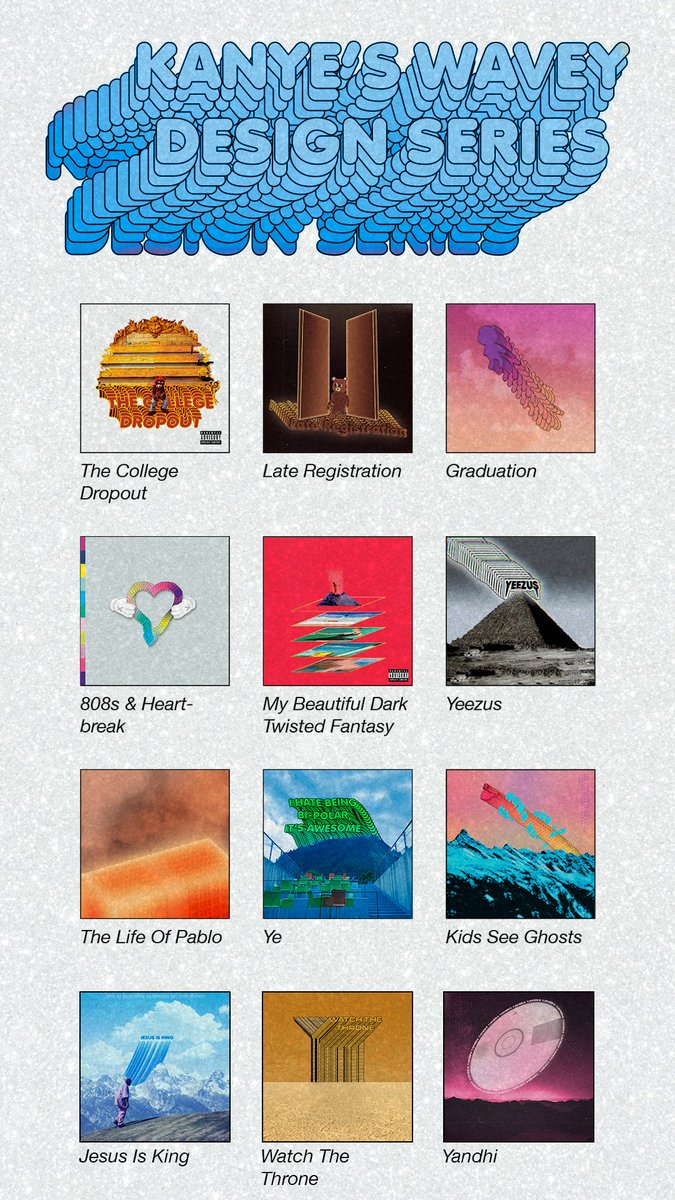 CM_Desiigns's tweet photo. The Kanye Wavey Design Series

Complete

#WaveyCMSeries https://t.co/XiKLDK2JKJ