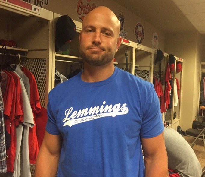 TheCatChats's tweet photo. Matt Holliday is our guest on the latest episode of @TheCatChats Podcast. Don’t tell anyone, but he’s an @TMASTL lemming. 

https://t.co/2Yu7gvQSvG https://t.co/KavYMauVM0