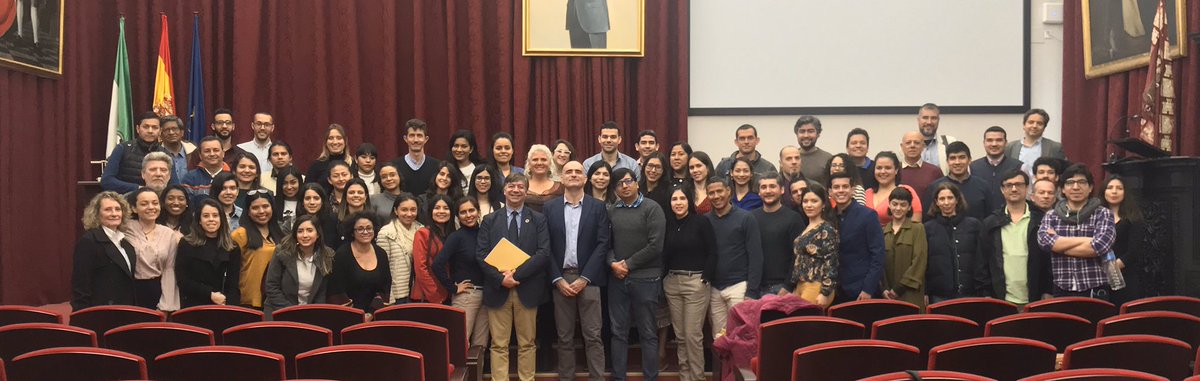 VivirenEspana's tweet photo. @Red_Carolina reúne 62 estudiantes de postrado, investigadores y doctorandos iberoamericanos de 16 paises, residentes en #Andalucia y #Extremadura en la @unisevilla  @fmapfre @JASanahuja @VivirenEspana #EncuentroCarolina https://t.co/DUvFJWavxV