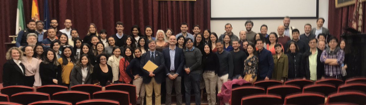 VivirenEspana's tweet photo. @Red_Carolina reúne 62 estudiantes de postrado, investigadores y doctorandos iberoamericanos de 16 paises, residentes en #Andalucia y #Extremadura en la @unisevilla  @fmapfre @JASanahuja @VivirenEspana #EncuentroCarolina https://t.co/DUvFJWavxV