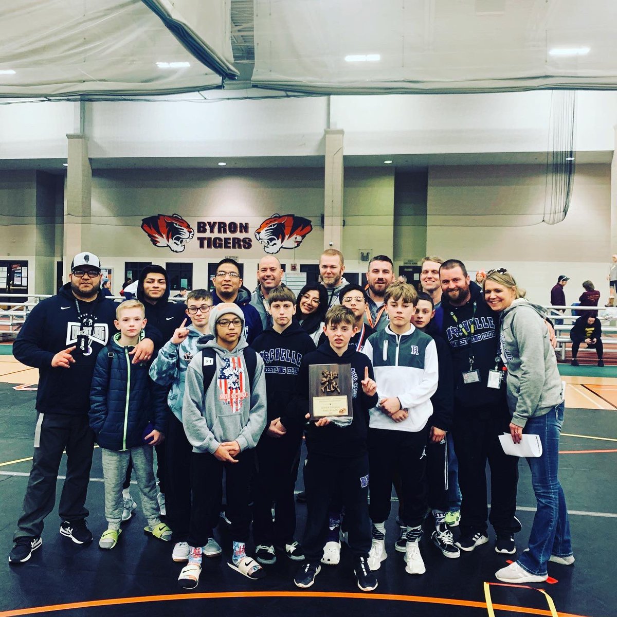 HubCityTakedown's tweet photo. Regional Champions Senior Division! #wedoitfortheHUB #Comegetit #Hubpride #Rwc #Bleedpurple https://t.co/O1eGVC8lHM