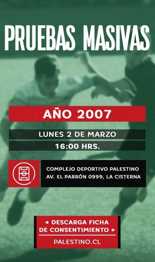 FortinAlfonso's tweet photo. #eshoy ⚽️🏃🏻‍♂️⚽️����🏽
#pruebasmasivas 🥅
#palestino #chile 🇨🇱  #futbolistaschilenos #pruebadejugadores #categoria2007 #lacisterna @CDPalestinoSADP https://t.co/RNJm5vdLcn