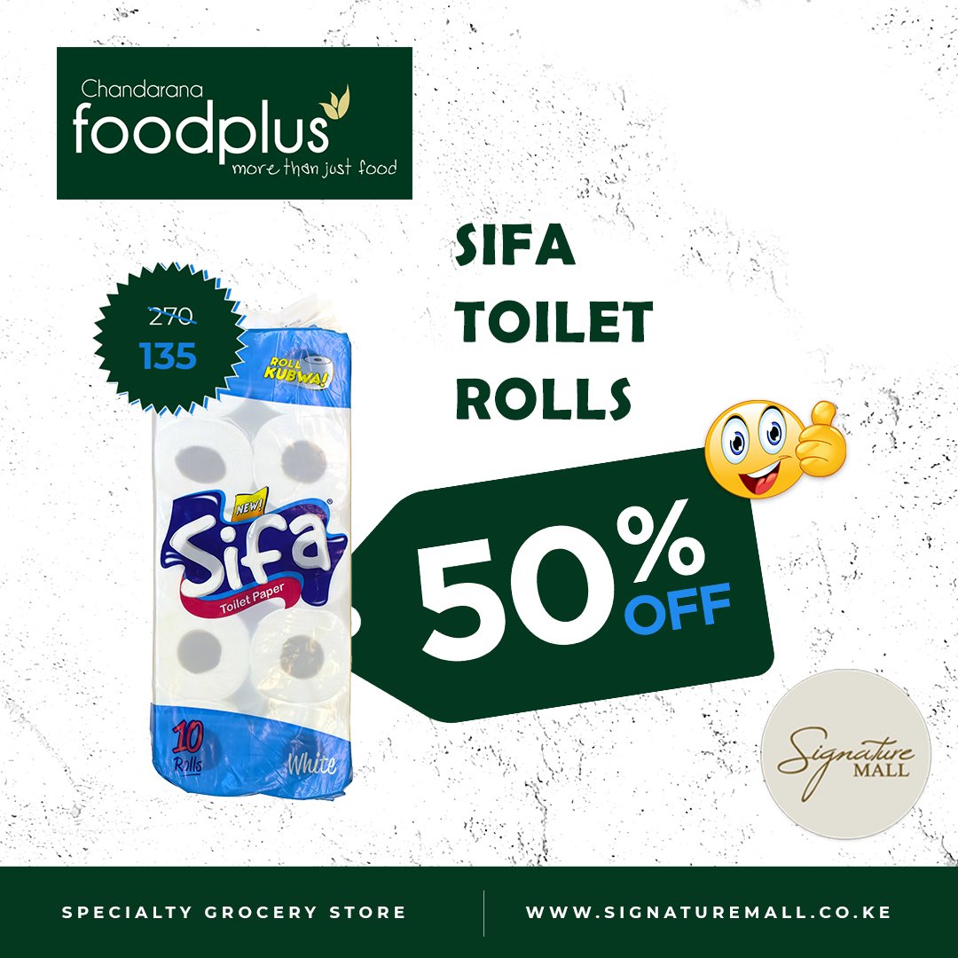 Pata Home Care necessities kwa bei poa only at Chandarana foodplus #signaturemall.
Karibu customer.