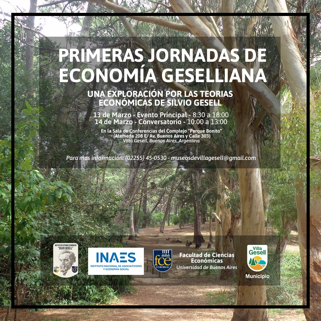 nodoboedo's tweet photo. ¿Conoces a Silvio Gesell? ¿El nombre te suena? Sus ideas monetarias te van a encantar 💚. Te esperamos en las PRIMERAS JORNADAS DE ECONOMÍA GESELLIANA el 13 y 14 de Marzo en Villa Gesell. Sumate!! https://t.co/RY3s3f7Eeg